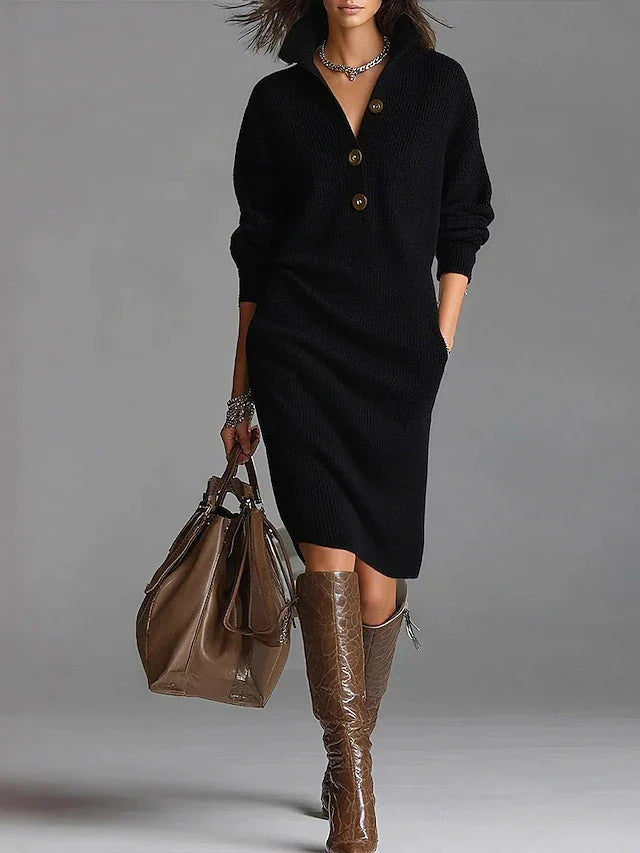 Vestito elegante con colletto